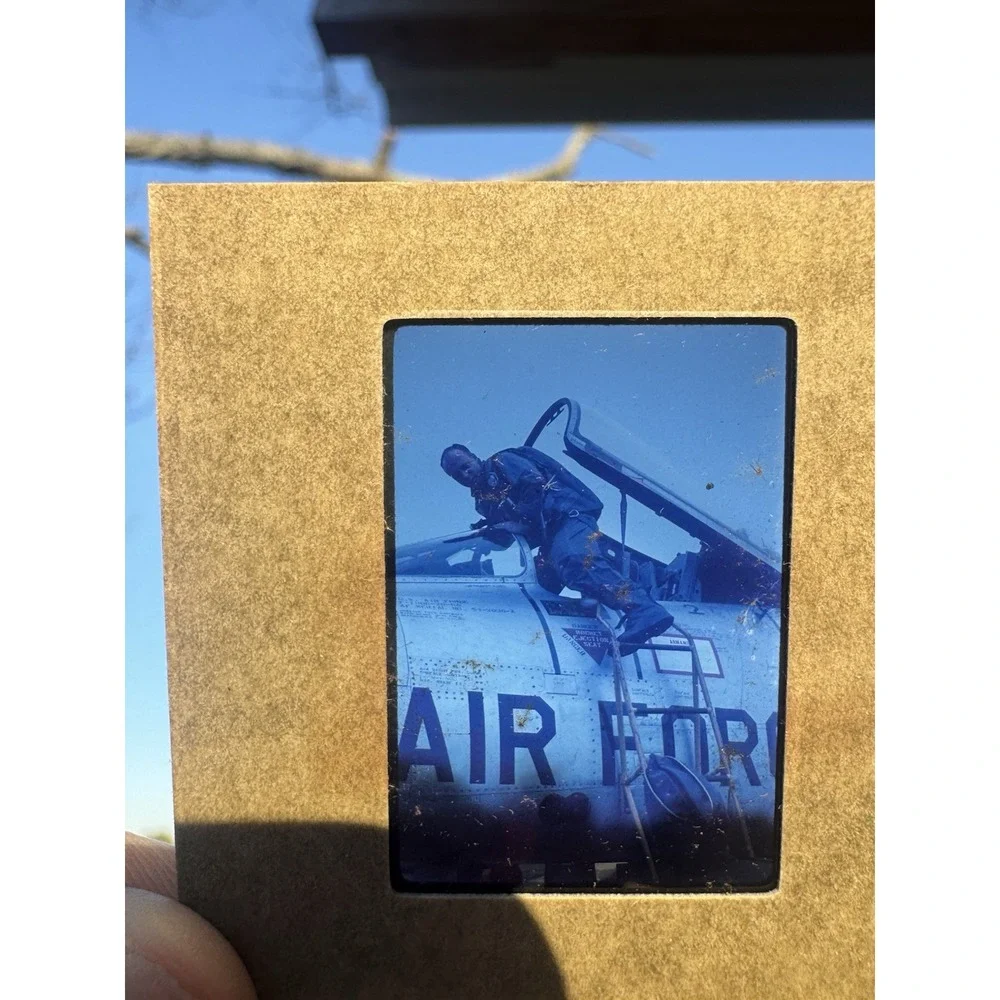 Box Of VINTAGE 35MM Mount SLIDES Photos‎ Vintage Air Force Photos And Random